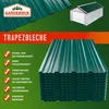 GARDEBRUK 12x Lamiere Zincate Profilate 129cm x 46cm = 7m² Anteprima dell’immagine prodotto 6
