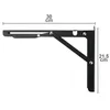 Support d'étagère Console pliante 300 x 215 mm Voir les images du produit 2