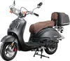 Motorroller Retro Firenze 50 ccm 45 km/h EURO 5 mattschwarz Produktbild-Vorschau 2