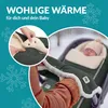 MONZANA® Fußsack Kinderwagen Baby Winter | Winterfußsack & Produktbild-Vorschau 5