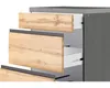 Held Möbel Küchenzeile ohne Geräte PISA 300 cm grau matt Produktbild-Vorschau 4