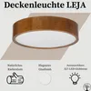 STOLARNIA PIKA Schlafzimmerlampe - Runde Holz Deckenlapme Produktbild-Vorschau 2