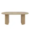 Esstisch OVARO ausziehbar Eiche Cremona 100-188x90x75 cm – Produktbild-Vorschau 3
