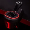 A close-up shot of a gaming shifter with red LED lighting. Produktbild-Vorschau