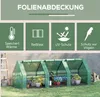 Outsunny Skleník na rajčata Studený rám 270x90x90 cm Zelený Náhled obrázku produktu 3