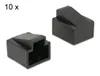 DeLOCK RJ45, 10x, Osłona kabla, Czarny, RJ-45, 10 szt. Podgląd zdjęcia produktu 1
