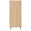 vidaXL Highboard Sonoma-Eiche 57x35x90 cm Holzwerkstoff Produktbild-Vorschau 5