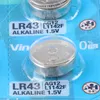 Piles alcalines Vinnic G12 / AG12 / L1142 / LR43 / 186 / Voir les images du produit 6