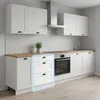 Küchenunterschrank 3 Schubladen - 60 cm - Weiß - ohne Produktbild-Vorschau 3