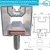 Hammerkopfschraube M10x25mm für Montageschiene P1, Produktbild-Vorschau 2