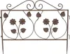 Steckzaun Blume Metall braun 57x45cm – Dekozaun Produktbild-Vorschau 6