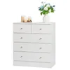A white dresser with decorative items on top. Náhľad obrázku produktu