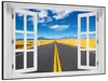 Wallario Wandbild mit Fenster-Illusion: Route 89 in Arizona Produktbild-Vorschau 2