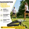Sada na badminton s taškou – 2 profesionální rakety a Náhled obrázku produktu 8