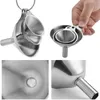 Edelstahl Trichter Set, 3 Stück Edelstahl Kleine Trichter, Produktbild-Vorschau 3