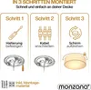 Plafonnier moderne 40W rond 38 cm 2 flammes E27 lampe en Voir les images du produit 3