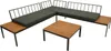 DEGAMO Lounge Set Gartenlounge Ecklounge RANGUN, Stahl Produktbild-Vorschau 5