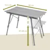 JAWINIO Table de camping pliante Table pliante réglable en Voir les images du produit 6