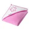 Babyhandtuch 100x100 Akuku rosa mit Tiger Produktbild-Vorschau 5