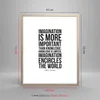 Gerahmtes Poster - Rahmen in heller Eiche - Einstein Maxim Produktbild-Vorschau 5