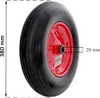 Schubkarrenrad Ersatzrad Vollgummi 4.80/4.00-8 mit Achse Produktbild-Vorschau 9