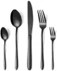 Besteck Set Schwarz, 30 Teilig Edelstahl Besteckset für 6 Produktbild-Vorschau 1