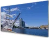 Acrylglasbilder 100x50 Wandbild Druck Boot Meer Stadt Produktbild-Vorschau 1