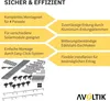 Solar Halterung Ziegeldach Montageset mit Klemmen Schwarz Produktbild-Vorschau 8