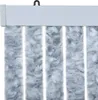 vidaXL Rideau moustiquaire blanc et gris 90x200 cm chenille Voir les images du produit 11