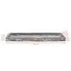 Holz Deko Tablett XXL Used Look mit Griffen aus Metall - 90 Produktbild-Vorschau 2