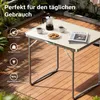 Skládací kempingový stůl Wiltec 80x60cm s bílou deskou z Náhled obrázku produktu 5