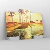 Bild auf Leinwand - Leinwandbild - Strand Meer Palme - Produktbild-Vorschau 4