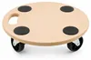Bituxx Transportroller Rollbrett Rund MDF 38 x 38 bis 200kg Produktbild-Vorschau 1