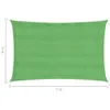 The Living Store Sonnensegel 160 g/m² Hellgrün 4x7 m HDPE Produktbild-Vorschau 7