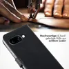 Selencia Echtleder Klapphülle Google Pixel 9A - Schwarz Produktbild-Vorschau 2