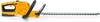 A yellow and black electric hedge trimmer is shown against a white background. Produktbild-Vorschau
