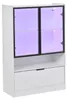 Vetrina illuminata a LED, vetrina in vetro con ante in Anteprima dell’immagine prodotto 8