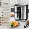 tectake® Heißluftfritteuse Ben 10,2 l, 1800 W Produktbild-Vorschau 3
