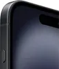 A close-up shot of the top corner of a black smartphone. Produktbild-Vorschau
