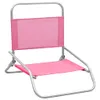 vidaXL Klappbare Strandstühle 2 Stk. Rosa Stoff -  Produktbild-Vorschau 3