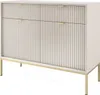 Komoda BETTSO NOVA kašmír se zlatými nožkami Náhled obrázku produktu 1