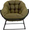 Lesli Living Schaukelsessel Cozy Olive anthrazit/olivgrün Produktbild-Vorschau 14