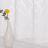 Scheibengardine Kurzstore Küche Gardine mit Ösen Voile Produktbild-Vorschau 4