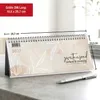 Tischkalender 2027 Beige Bloom Quer Aesthetic - Produktbild-Vorschau 4