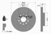 2 Textar Bremsscheiben 288mm vorne Audi Seat Skoda VW Produktbild-Vorschau 3