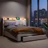 UnboxG Polsterbett 140 x 200 cm mit LED-Beleuchtung, Produktbild-Vorschau 2