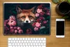 MuchoWow® Laptop Aufkleber Sticker Cover Fuchs - Blumen - Produktbild-Vorschau 2