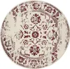 benuta tappeto vintage soggiorno Suki Crema/Rosso ø 160 cm Anteprima dell’immagine prodotto 1