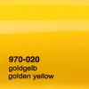 (25€/m²) Oracal 970RA Autofolie 020 Goldgelb Glanz Folie Produktbild-Vorschau 1