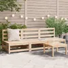 vidaXL Gartensofas ohne Armlehnen 3 Stk. 70x70x67 cm Produktbild-Vorschau 2
